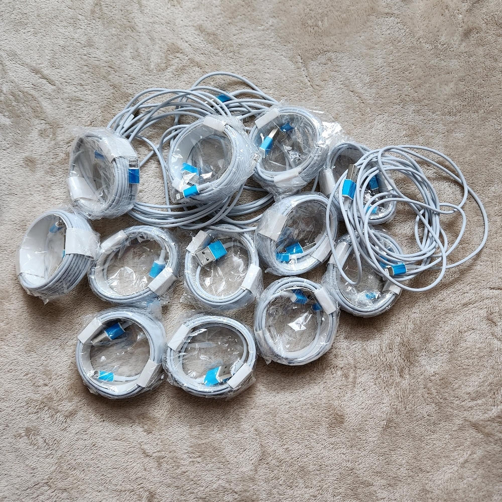 15 12ft iphone chargers